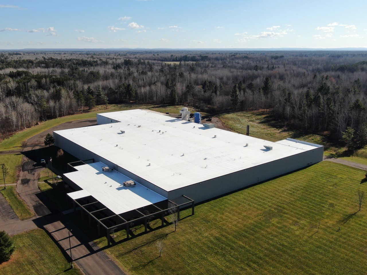 Completed roof project