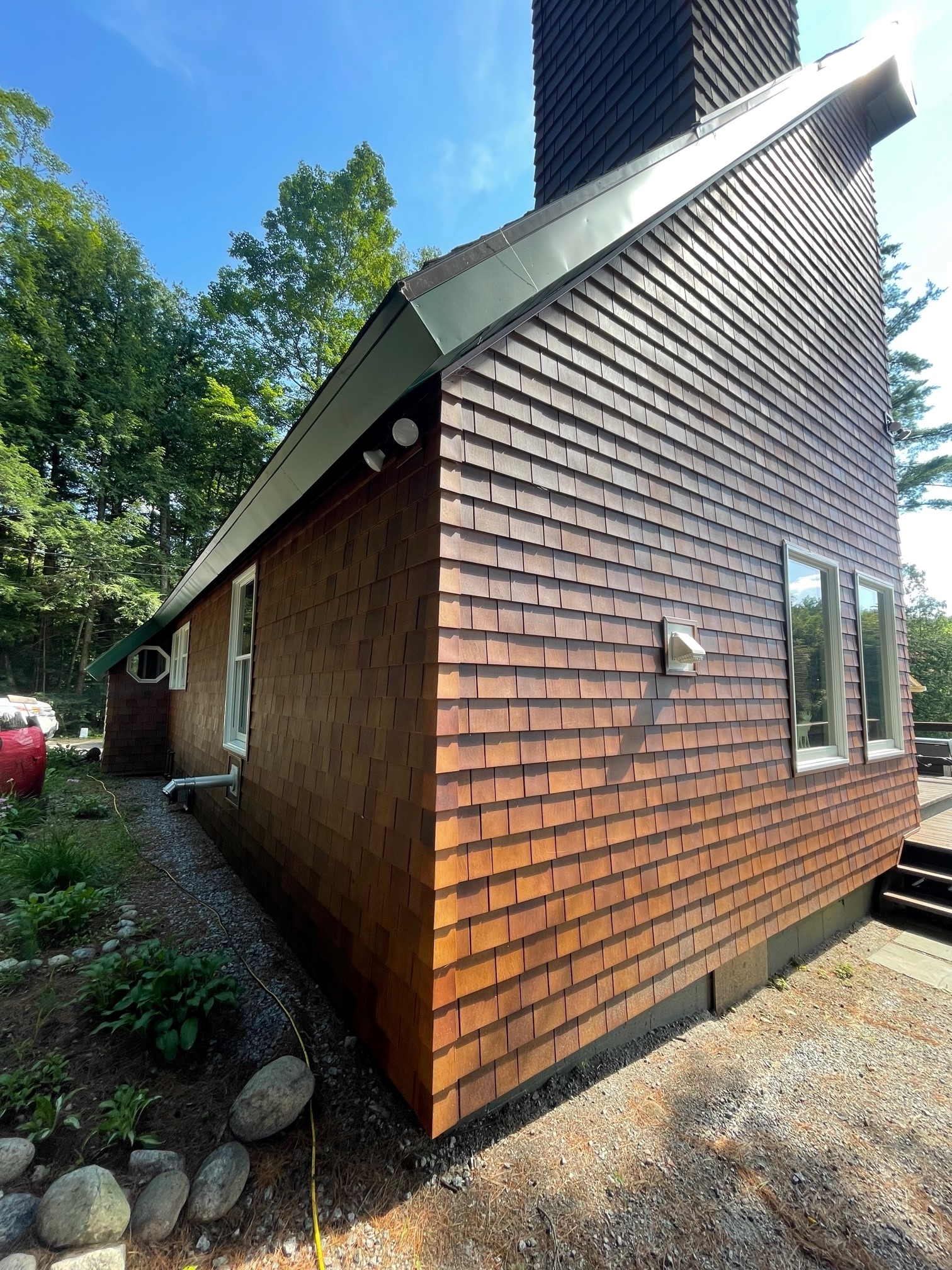 Beach House Shake Pacifica installation