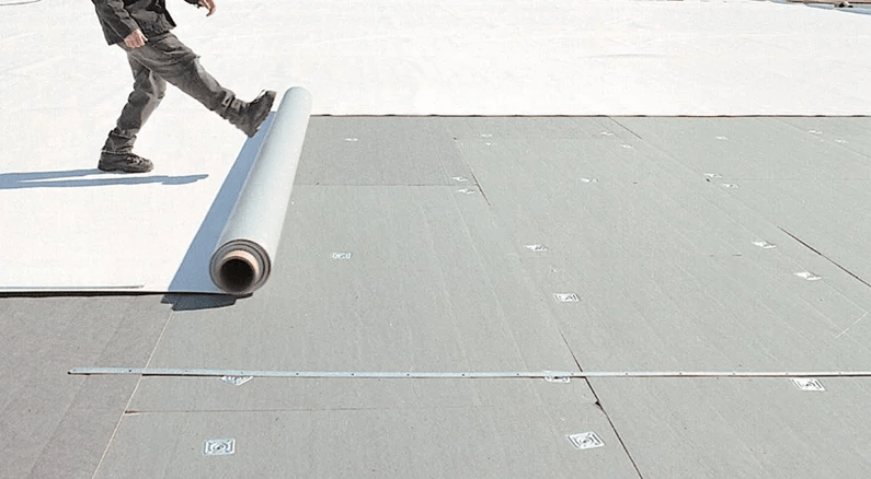 Conklin TPO roofing installation Houston commercial warehouse