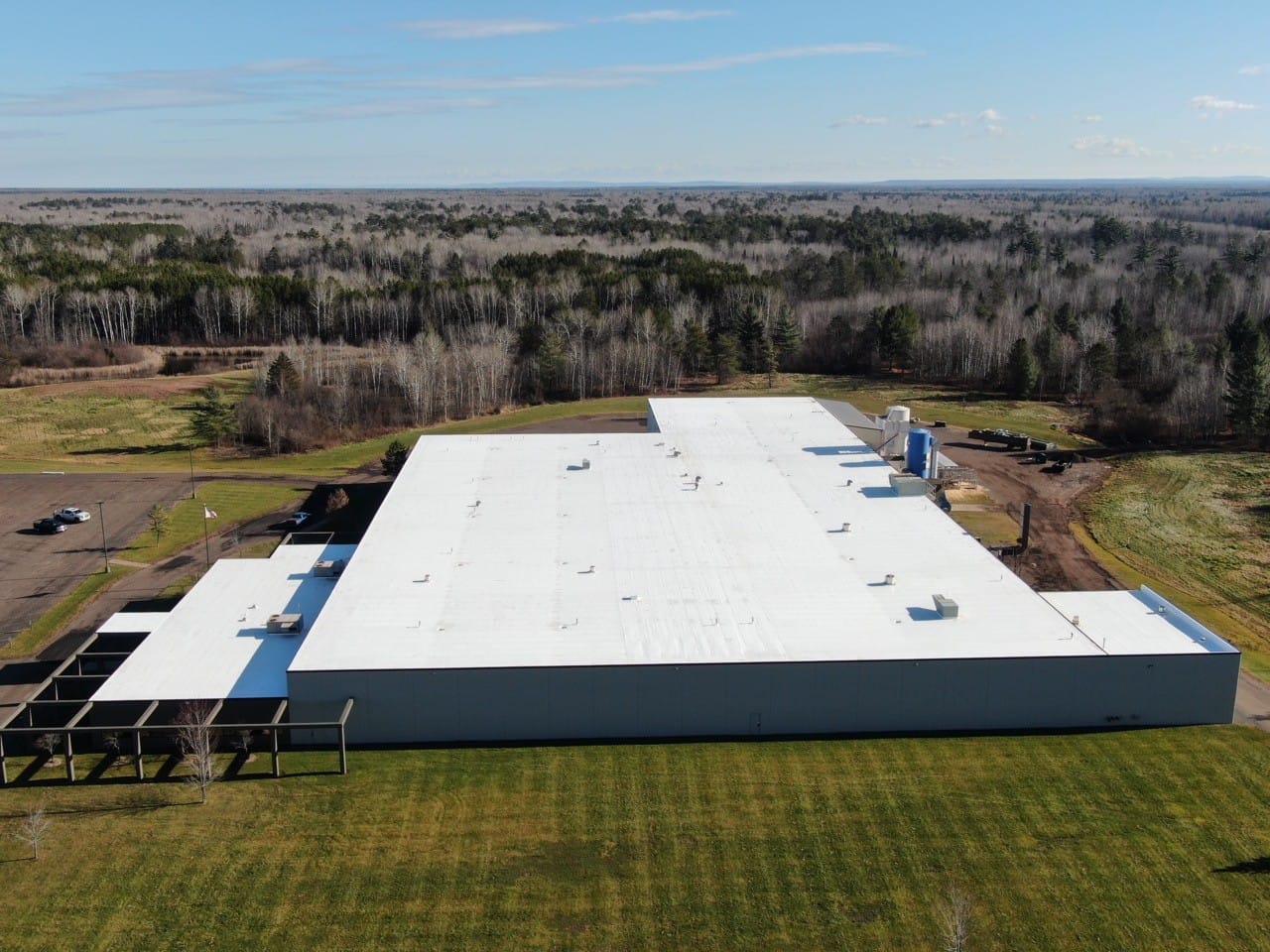 Membrane coating system commercial facility