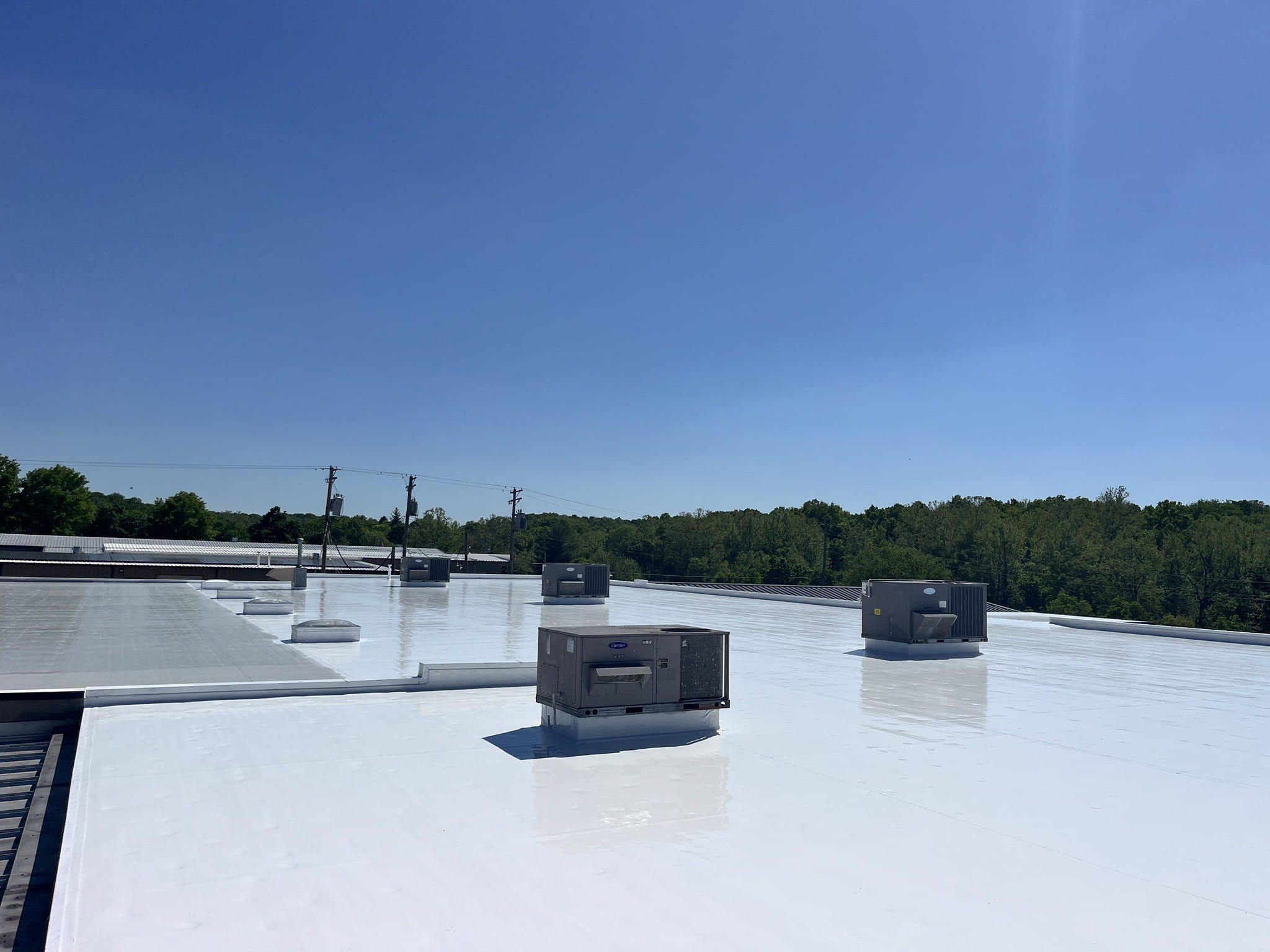 Membrane coating system commercial property