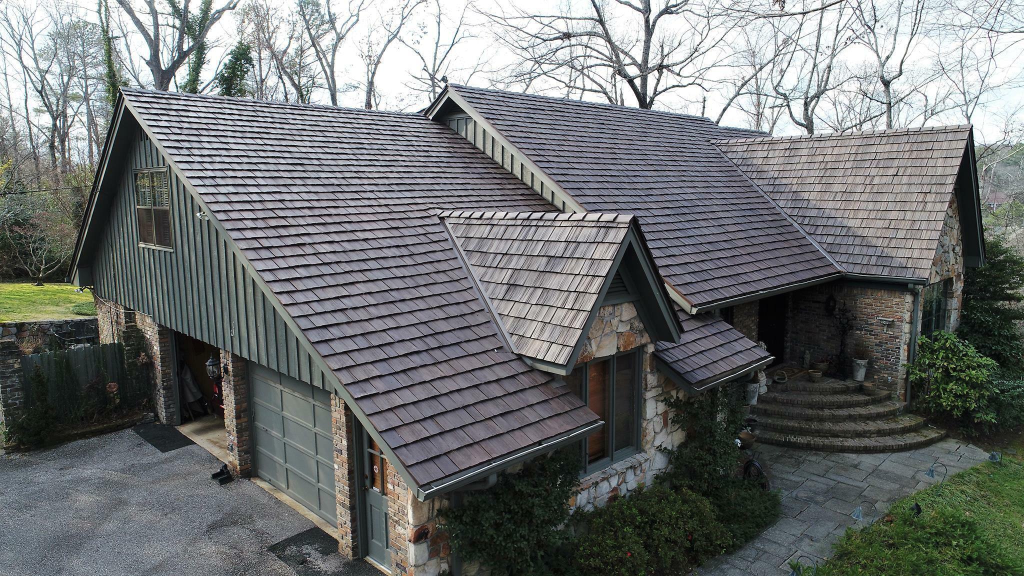 Brava Cedar Shake synthetic roof tiles