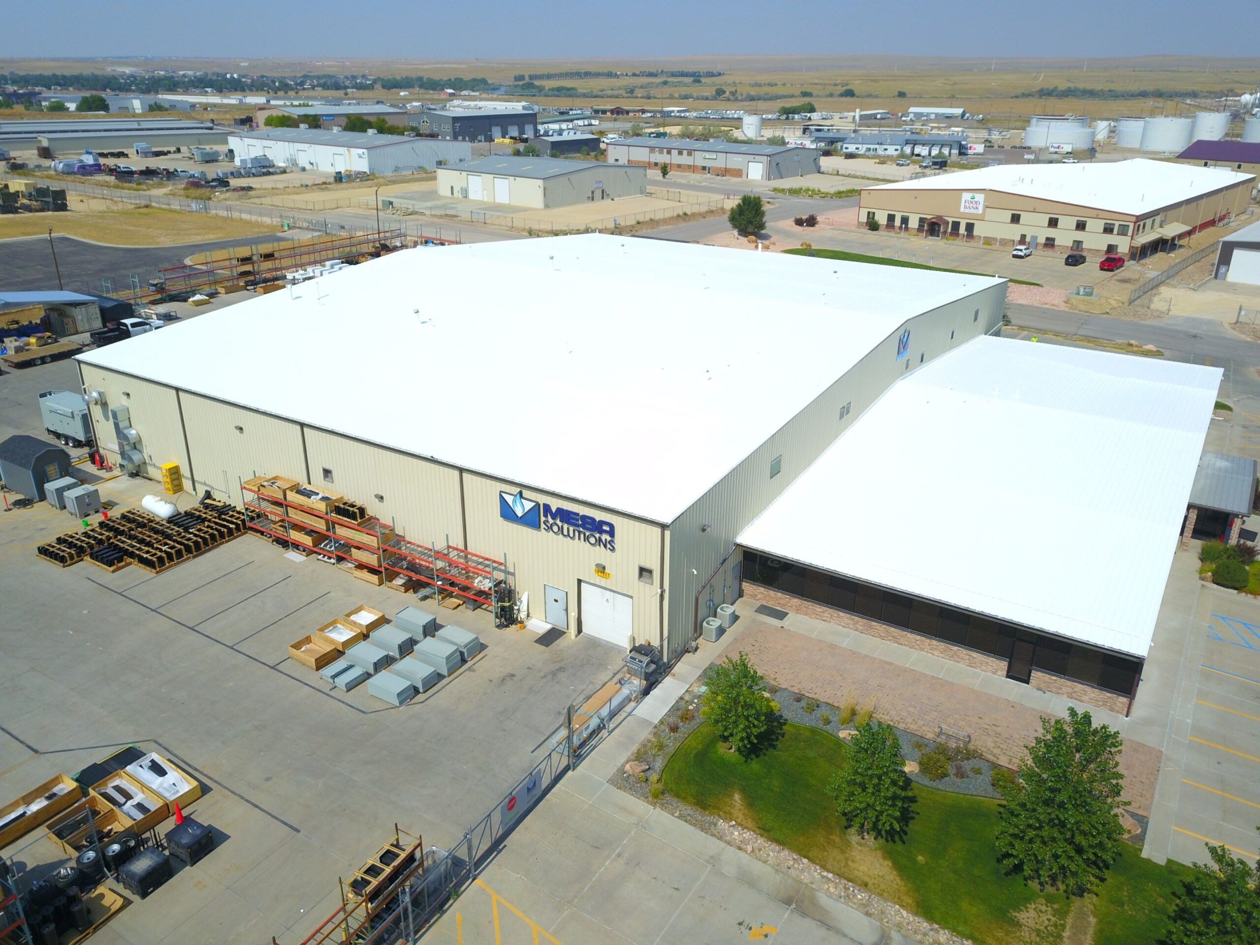 Large scale roofing project