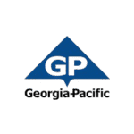 Georgia-Pacific building products logo known for durable siding and construction materials