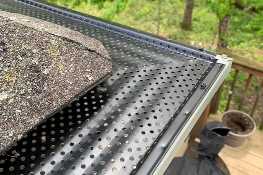 LeafGuard gutter cover system for clog-free performance