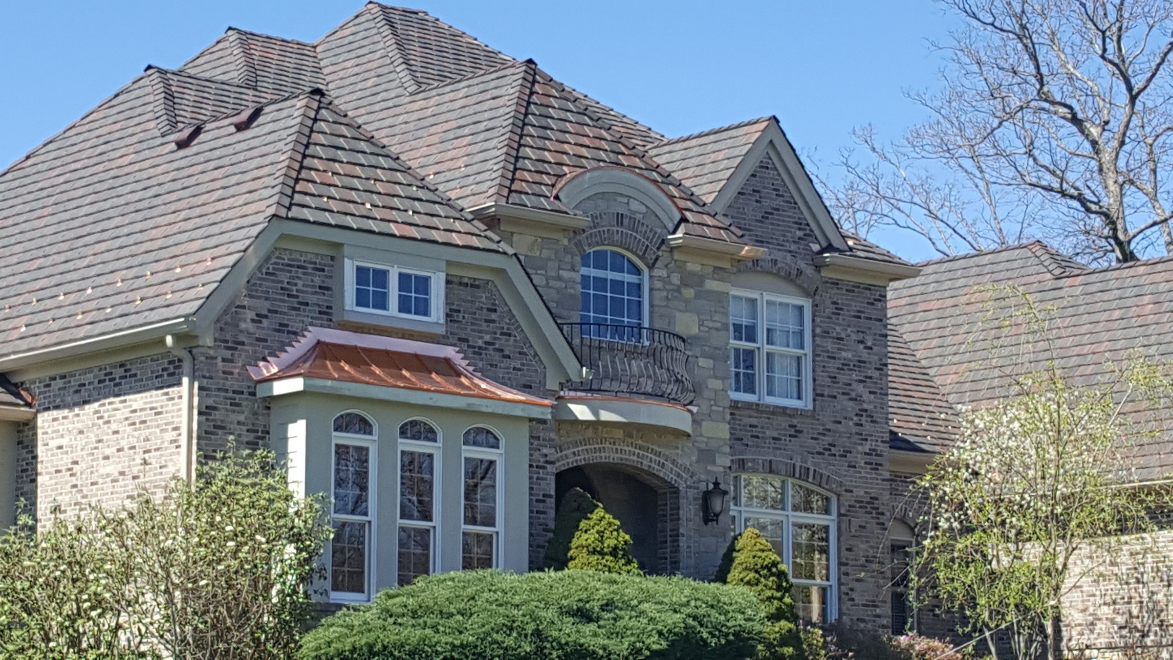 Brava Old World Slate synthetic roof tiles